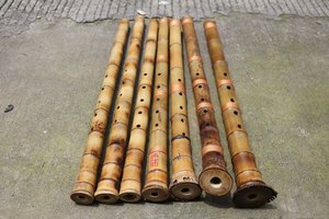 非遗福建南音 泉州南音乐器南音洞箫 十目九节v口南音洞箫 南箫