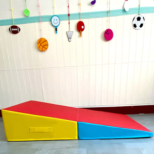 三角斜坡体适能感统训练器材儿童软体体操垫宝宝室内折叠运动玩具