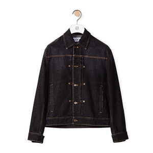 【deluxe】loewe罗意威 22ss 男士印花铆钉牛仔夹克外套 h526y03x