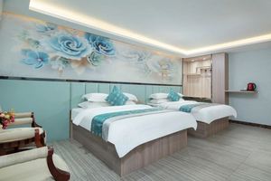 明辉尊享酒店（广州新白云国际机场店）尊享优越双床房