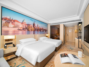 维也纳国际酒店（5.0版湖北麻城市石材园区店）商务双床房