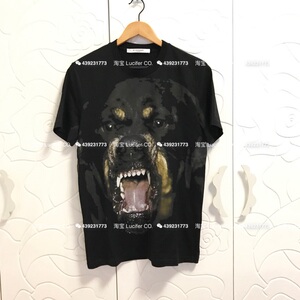 givenchy/纪梵希 罗威纳小狗头修身款短袖t恤0人付款3300