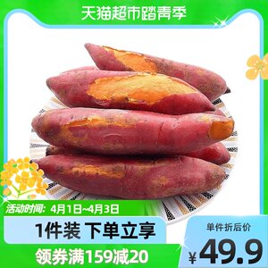 福建西瓜红蜜薯9斤装单果100g起六鳌蜜薯顺丰包邮