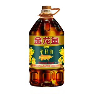 金龙鱼菜籽油4升 醇香菜籽油食用油5L家用植物油纯香正宗菜油桶装