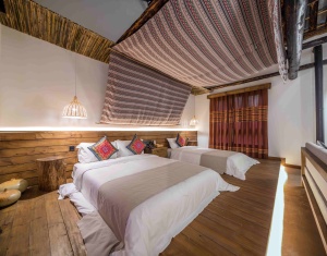 峨边禅驿·黑竹沟度假酒店阔景亲子房