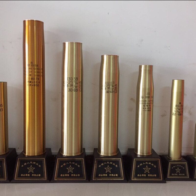 炮弹工艺品炮弹壳退役模型底座配件摆件礼品57 85 100 122 130