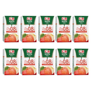 汇源100%苹果汁纯果汁无添加饮料果蔬汁—甄选10盒20盒36盒