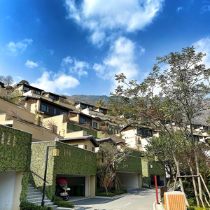 福建福州永泰山外山泉与汤院民宿私家温泉别墅|山谷叠墅|私家泡池