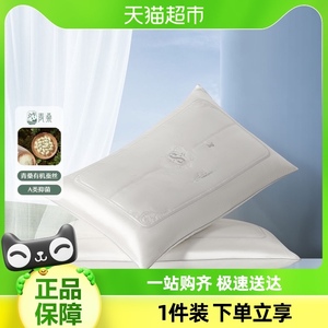 水星家纺A类蚕丝枕对枕枕头一对学生宿舍双人枕芯床上用品24新品