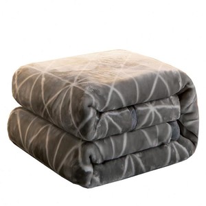 毛毯冬季加厚毯子床上用双层拉舍珊瑚绒毯宿舍单人午睡盖毯0910v