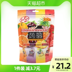 【进口】StarSun综合果味式果冻390g*1袋零食布丁