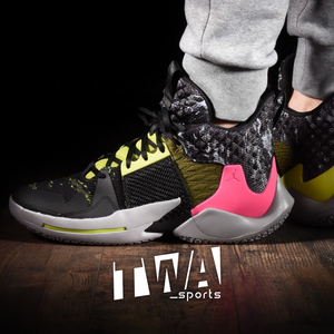 nike威少2代实战气垫篮球鞋why not zero.2鸳鸯主场白ao6219-003