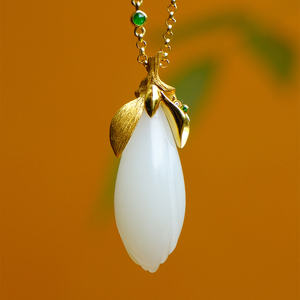 金镶玉毛衣吊坠