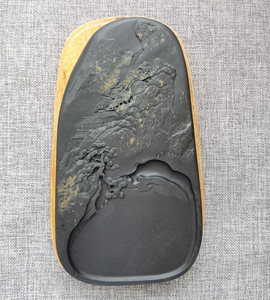 wgw690903淘宝歙砚(龙尾砚)歙砚产地龙尾山的金星坑柴林石金星粟米