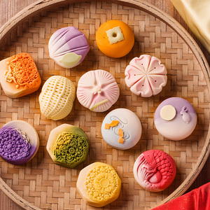 新中式糕点传统和果子伴手礼茶点花花露楚订婚糕点点心零食盒装