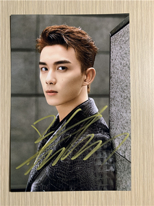 『冲冠』大陆明星吴磊亲笔签名照片24款热门经典定妆照6寸现货