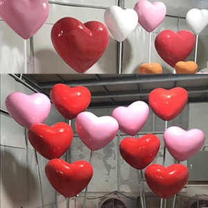 泡沫玻璃钢爱心形气球糖果雕塑超大号模型婚庆橱窗摆件吊挂饰道具