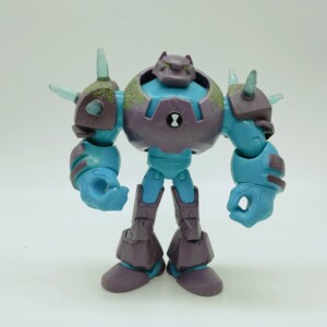 正版散货少年骇客岩石队长地球保卫者ben10 关节可动公仔摆件手办