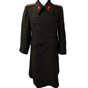 库存正品收藏55式将校呢大衣55式麦尔登军绿色冬季长款老兵退役