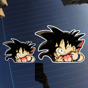 卡通七龙珠车贴悟空 防水个性汽车贴纸车身贴纸 该划痕遮挡贴花画