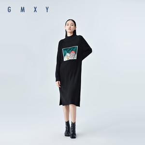 00 1人付款  淘宝 gt0701813古木夕羊gmxy2020冬新款女装垂感压褶