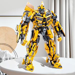 K盒子大黄蜂机器人机甲大型男孩拼装积木玩具模型生日礼物