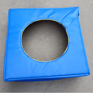 篮球架防撞保护套灯立柱底座地埋方圆管护垫定制海绵安全软包护套