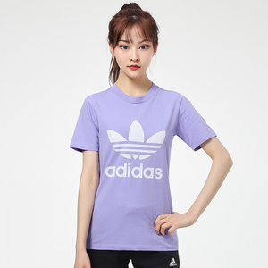 adidas阿迪达斯三叶草短袖女2022春季新款运动半袖透气t恤gn2905