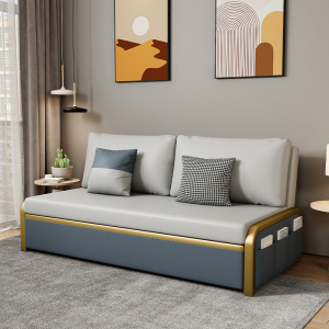 沙发床可折叠两用客厅小户型多功能简易抽拉单人午睡办公室伸缩床