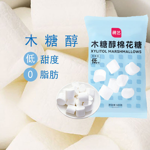 展艺木糖醇棉花糖500g低甜度软糖牛轧糖雪花酥烘焙原材料tinrry