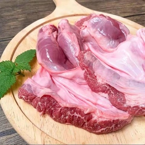 新鲜猪连肝肉护心肉整件20斤隔膜肉罗根肉去油新鲜猪连肝肉