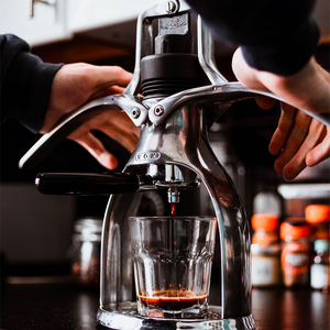 现货rok espressogc便携式手动咖啡机意式浓缩压杆咖啡机小型家用