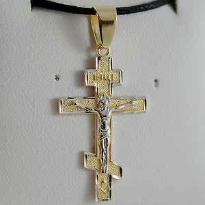 东正教十字架项链图片