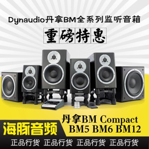 Dynaudio丹拿 BM5 MKIII BM6a BM12  BM15a 9S 18S有源监听音箱