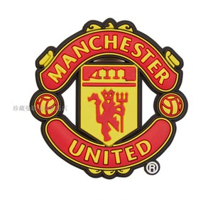 现货 曼联官方正品 曼联磁力贴徽章磁贴小装饰3d红魔队徽冰箱贴