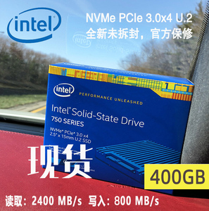 intel/英特尔 750 400g mlc ssd nvme固态硬盘u.2/pcie/m.