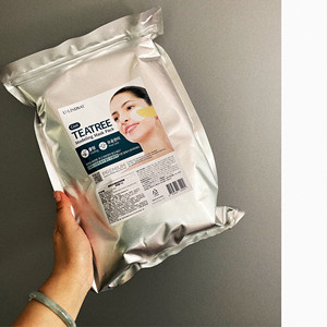 【官方正品】 韩国lindsay林赛茶树清凉软膜粉冰爽蓝色敏感肌1kg