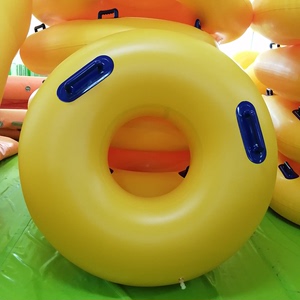 水上乐园设备专用加厚耐磨充气皮筏 PVC成人高弹滑水圈 滑水器