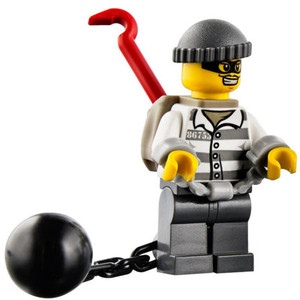 lego 乐高 城市系列 人仔 小偷 贼 强盗 cty486 含所有配件