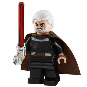 lego 乐高 星球大战 人仔 sw472 杜库伯爵 含弯柄光剑 闪电 75017