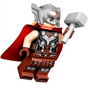 lego 乐高 超英 人仔 雷神4 sh815 女雷神 含武器 76208 76207