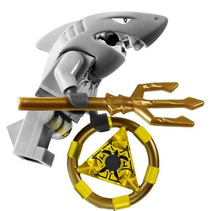 lego乐高亚特兰蒂斯人仔鲨鱼战士atl004含武器钥匙8078