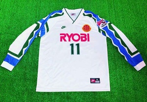 国安1995 95-96年甲a 客场长袖 复古球衣 高峰 非落场 新航线