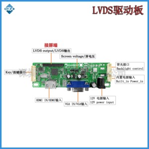 HDMI转LVDS/VGA转LVDS/HDMI输入LVDS输出驱动板1366*7681920*1080