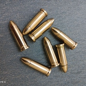 小月亮儿童玩具左轮软弹零件弹壳配件357金属ZP5黄铜弹模蛋壳改装