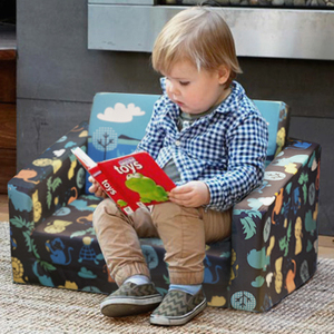 儿童沙发 宝宝折叠小沙发床 澳洲 FLIPOUT SOFA 布艺可爱可拆洗