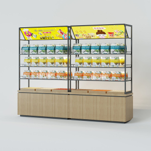 00一生有魔淘宝中式桃酥展示柜多层蛋糕糕点柜台零食炒货展柜冷藏柜