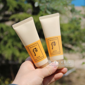 whoo后拱辰享洗面奶40ml卸妆膏40ml深层清洁泡沫旅行小样24年6月