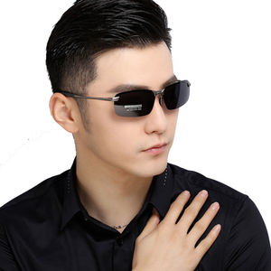 墨镜男士圆脸2019