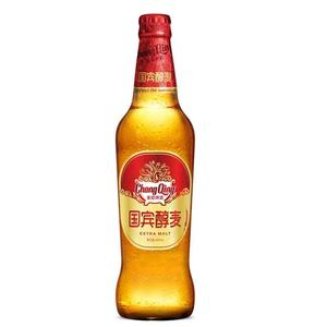 重庆啤酒 醇麦国宾 465ml*6瓶装 包邮